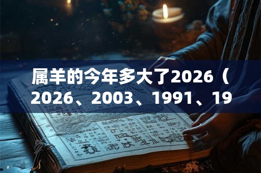 属羊的今年多大了2026(2026、2003、1991、1979、1967) 属羊的今年多大了2026(2026、2003、1991、1979、1967)