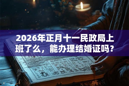 2026年正月十一民政局上班了么，能办理结婚证吗？