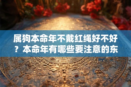 属狗本命年不戴红绳好不好？本命年有哪些要注意的东西？