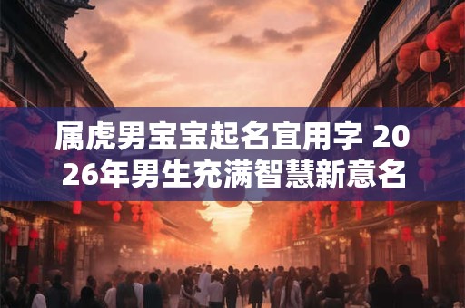 属虎男宝宝起名宜用字 2026年男生充满智慧新意名