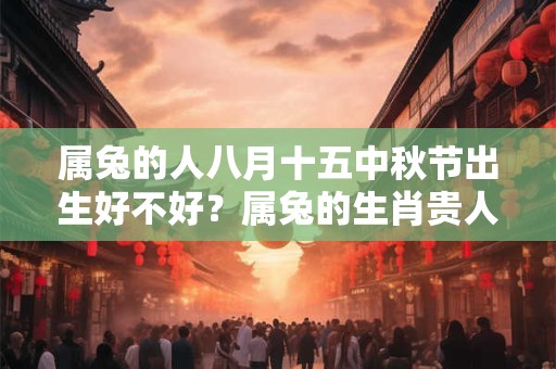 属兔的人八月十五中秋节出生好不好？属兔的生肖贵人属相？