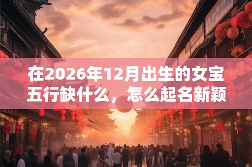 在2026年12月出生的女宝五行缺什么，怎么起名新颖有涵养？