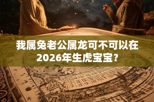 我属兔老公属龙可不可以在2026年生虎宝宝？