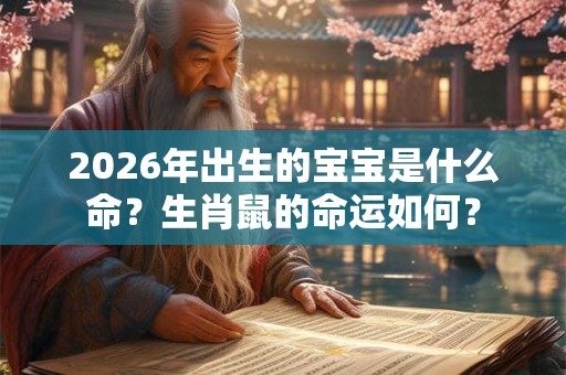 2026年出生的宝宝是什么命？生肖鼠的命运如何？