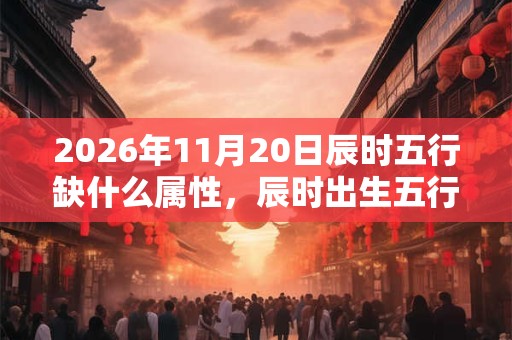 2026年11月20日辰时五行缺什么属性，辰时出生五行缺什么