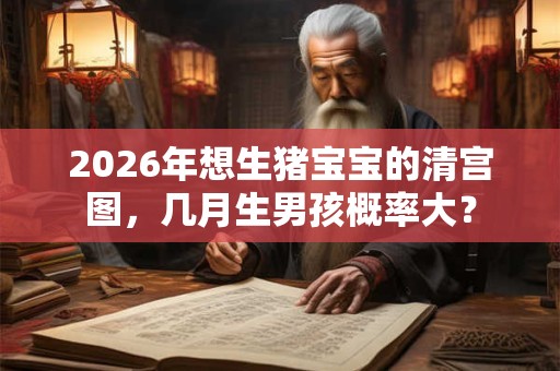 2026年想生猪宝宝的清宫图，几月生男孩概率大？