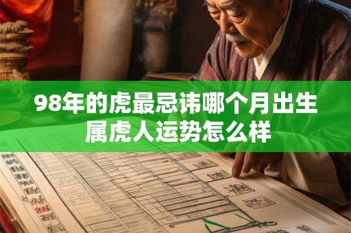 98年的虎最忌讳哪个月出生 属虎人运势怎么样