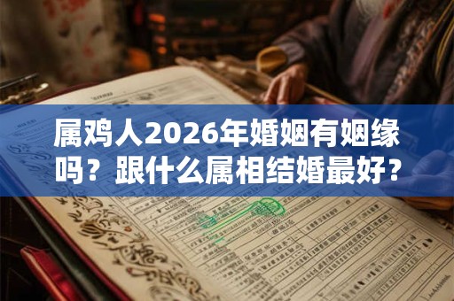 属鸡人2026年婚姻有姻缘吗？跟什么属相结婚最好？