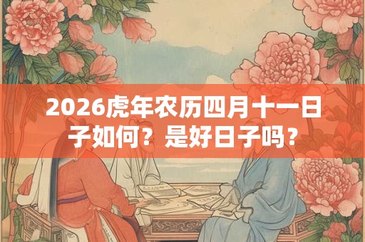 2026虎年农历四月十一日子如何?是好日子吗? 2026虎年农历四月十一日子如何?是好日子吗?
