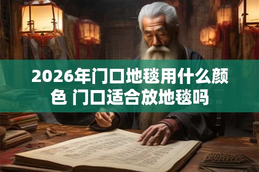 2026年门口地毯用什么颜色 门口适合放地毯吗