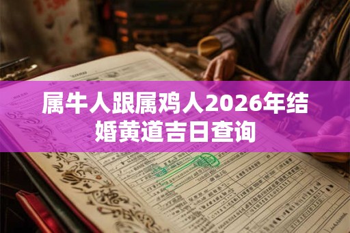 属牛人跟属鸡人2026年结婚黄道吉日查询