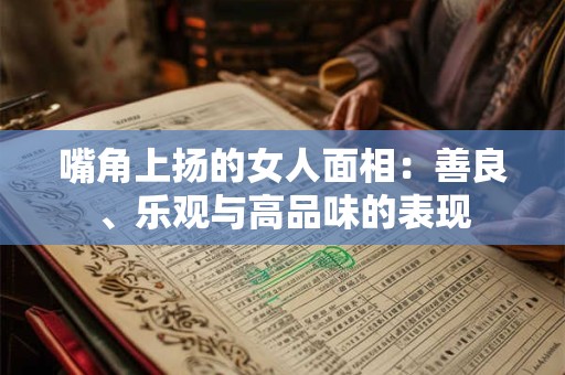 嘴角上扬的女人面相：善良、乐观与高品味的表现