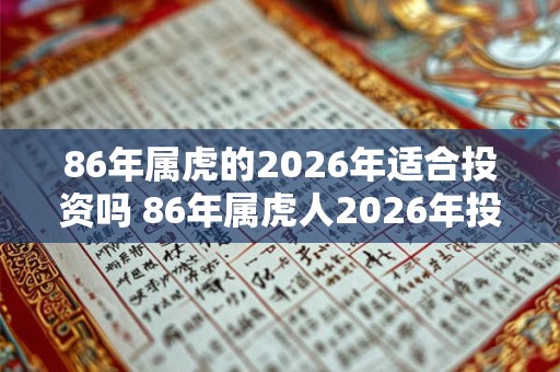 86年属虎的2026年适合投资吗 86年属虎人2026年投资运势如何