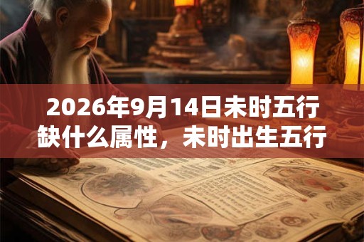 2026年9月14日未时五行缺什么属性，未时出生五行缺什么