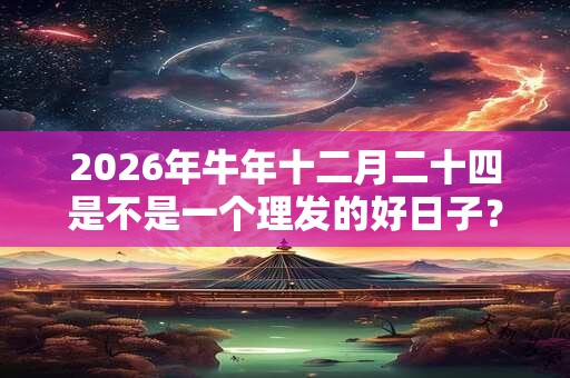 2026年牛年十二月二十四是不是一个理发的好日子？