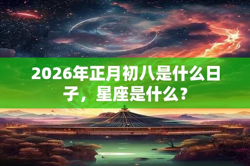 2026年正月初八是什么日子，星座是什么？