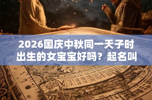 2026国庆中秋同一天子时出生的女宝宝好吗?起名叫什么? 2026国庆中秋同一天子时出生的女宝宝好吗?起名叫什么?
