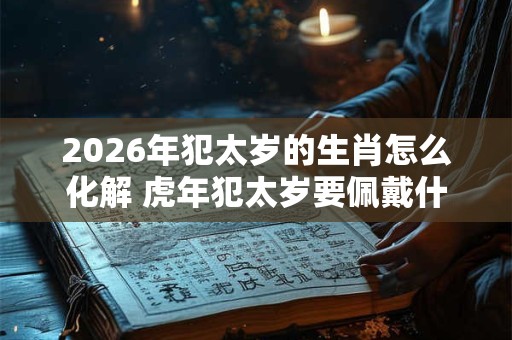 2026年犯太岁的生肖怎么化解 虎年犯太岁要佩戴什么破解