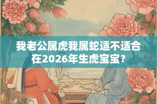 我老公属虎我属蛇适不适合在2026年生虎宝宝？