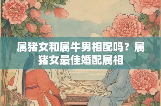 属猪女和属牛男相配吗？属猪女最佳婚配属相