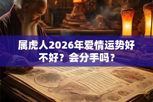 属虎人2026年爱情运势好不好？会分手吗？