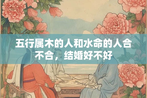 五行属木的人和水命的人合不合，结婚好不好