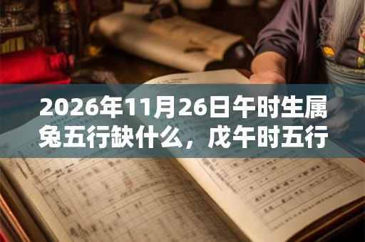 2026年11月26日午时生属兔五行缺什么，戊午时五行缺什么