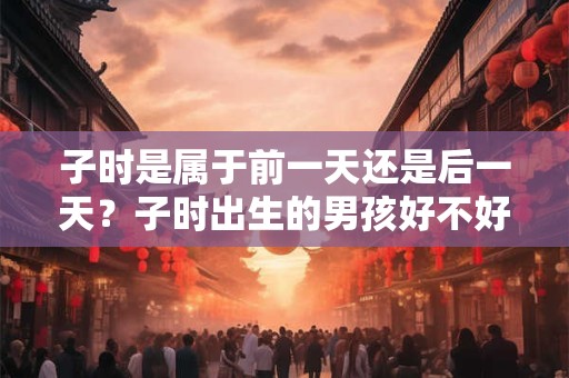 子时是属于前一天还是后一天？子时出生的男孩好不好？