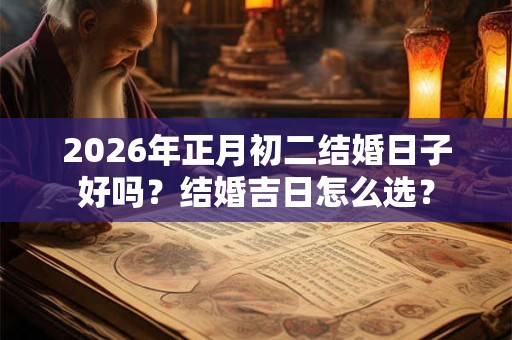 2026年正月初二结婚日子好吗？结婚吉日怎么选？