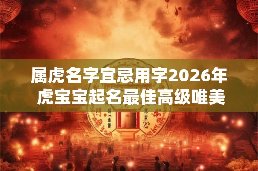 属虎名字宜忌用字2026年 虎宝宝起名最佳高级唯美
