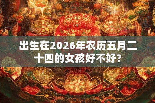 出生在2026年农历五月二十四的女孩好不好? 出生在2026年农历五月二十四的女孩好不好?
