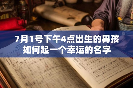 7月1号下午4点出生的男孩如何起一个幸运的名字 7月1号下午4点出生的男孩如何起一个幸运的名字