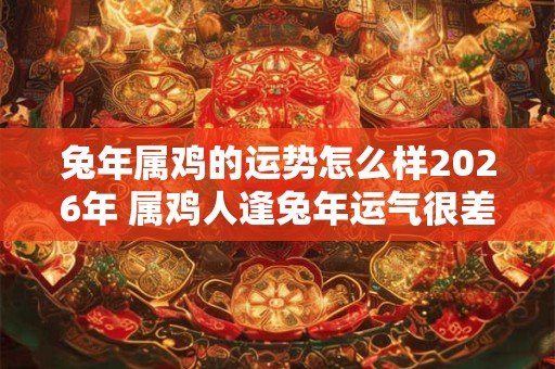 兔年属鸡的运势怎么样2026年 属鸡人逢兔年运气很差吗