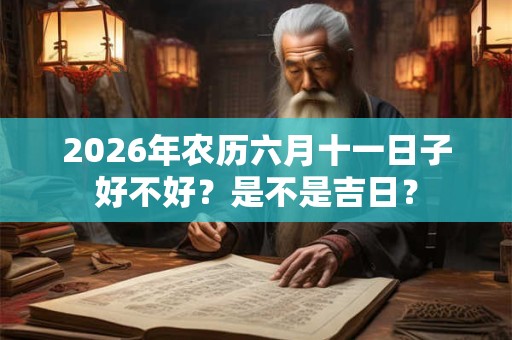 2026年农历六月十一日子好不好？是不是吉日？