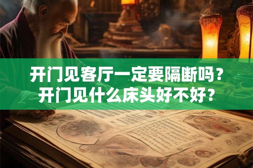 开门见客厅一定要隔断吗？开门见什么床头好不好？