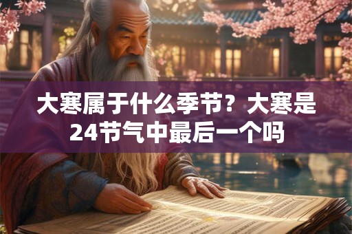 大寒属于什么季节？大寒是24节气中最后一个吗