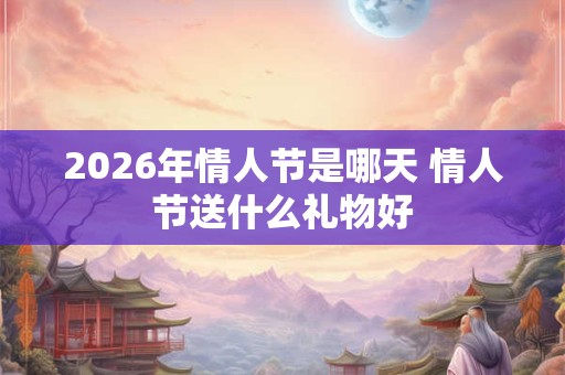 2026年情人节是哪天 情人节送什么礼物好