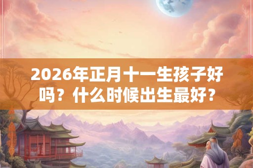 2026年正月十一生孩子好吗？什么时候出生最好？