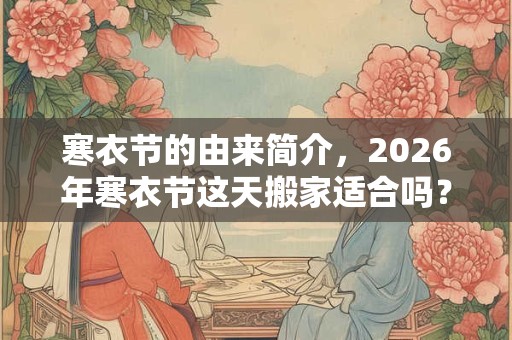 寒衣节的由来简介,2026年寒衣节这天搬家适合吗? 寒衣节的由来简介,2026年寒衣节这天搬家适合吗?