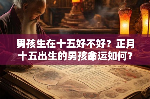 男孩生在十五好不好？正月十五出生的男孩命运如何？