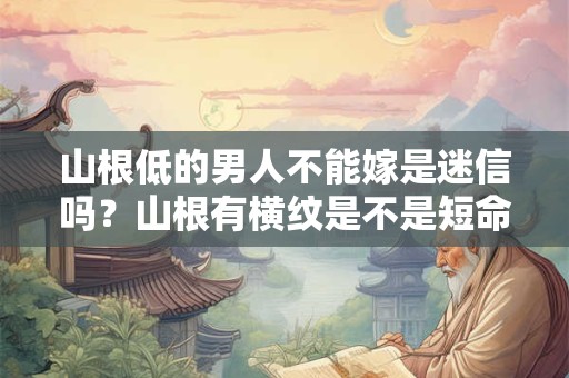 山根低的男人不能嫁是迷信吗？山根有横纹是不是短命？