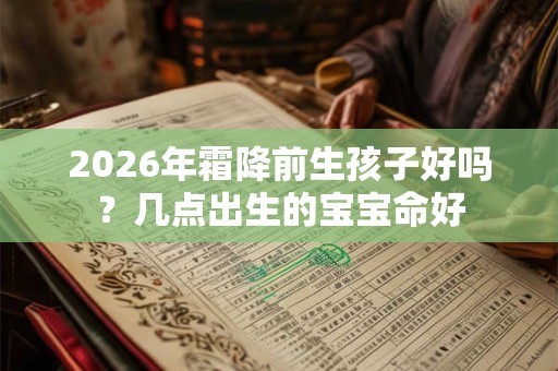 2026年霜降前生孩子好吗？几点出生的宝宝命好