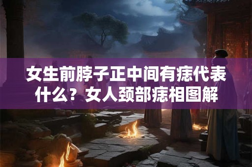 女生前脖子正中间有痣代表什么？女人颈部痣相图解