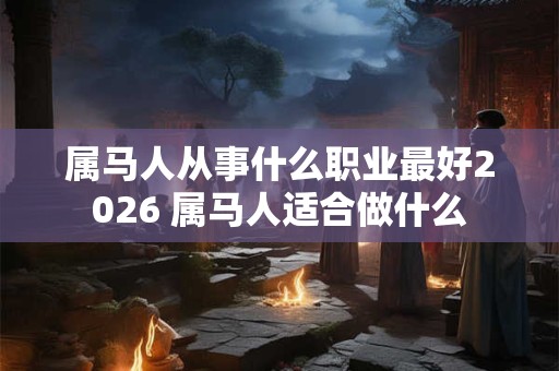 属马人从事什么职业最好2026 属马人适合做什么
