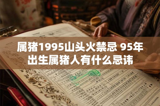 属猪1995山头火禁忌 95年出生属猪人有什么忌讳