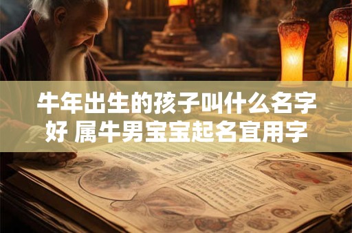 牛年出生的孩子叫什么名字好 属牛男宝宝起名宜用字