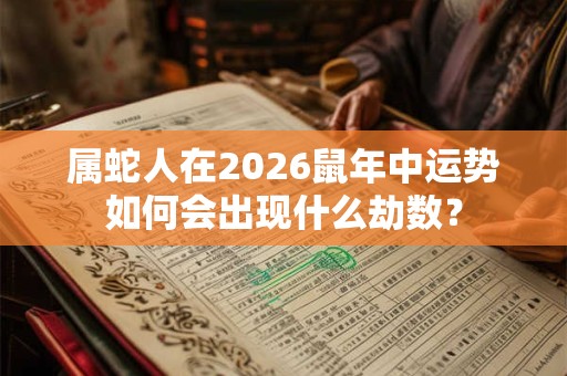 属蛇人在2026鼠年中运势如何会出现什么劫数？