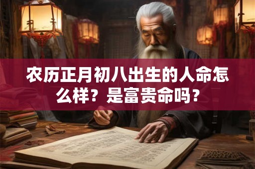 农历正月初八出生的人命怎么样？是富贵命吗？