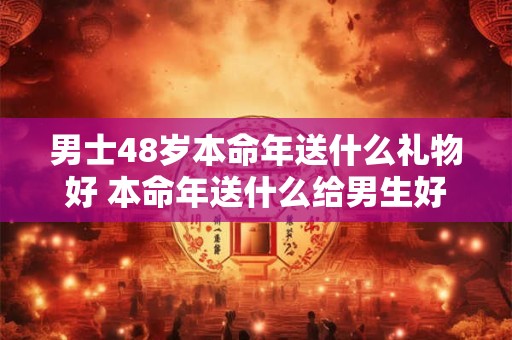 男士48岁本命年送什么礼物好 本命年送什么给男生好