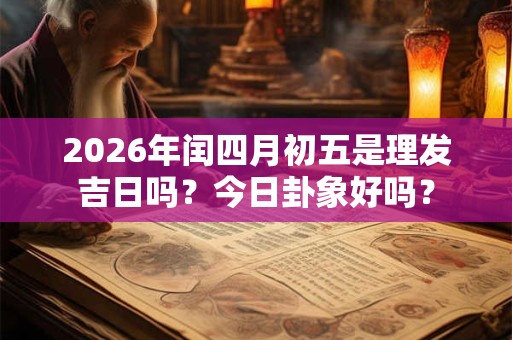 2026年闰四月初五是理发吉日吗?今日卦象好吗? 2026年闰四月初五是理发吉日吗?今日卦象好吗?
